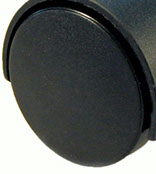 close up of hard wheel caster type close up of hard wheel caster type